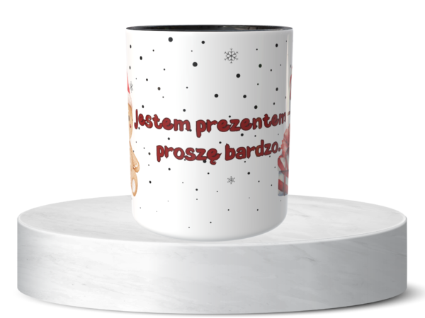Świąteczny Kubek na Święta - Jestem prezentem - proszę bardzo - obrazek 7